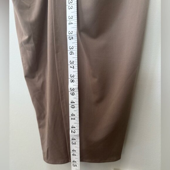 Self-Portrait One-Shoulder Ruched Midi Dress – Size 6 - Picture 13 of 16